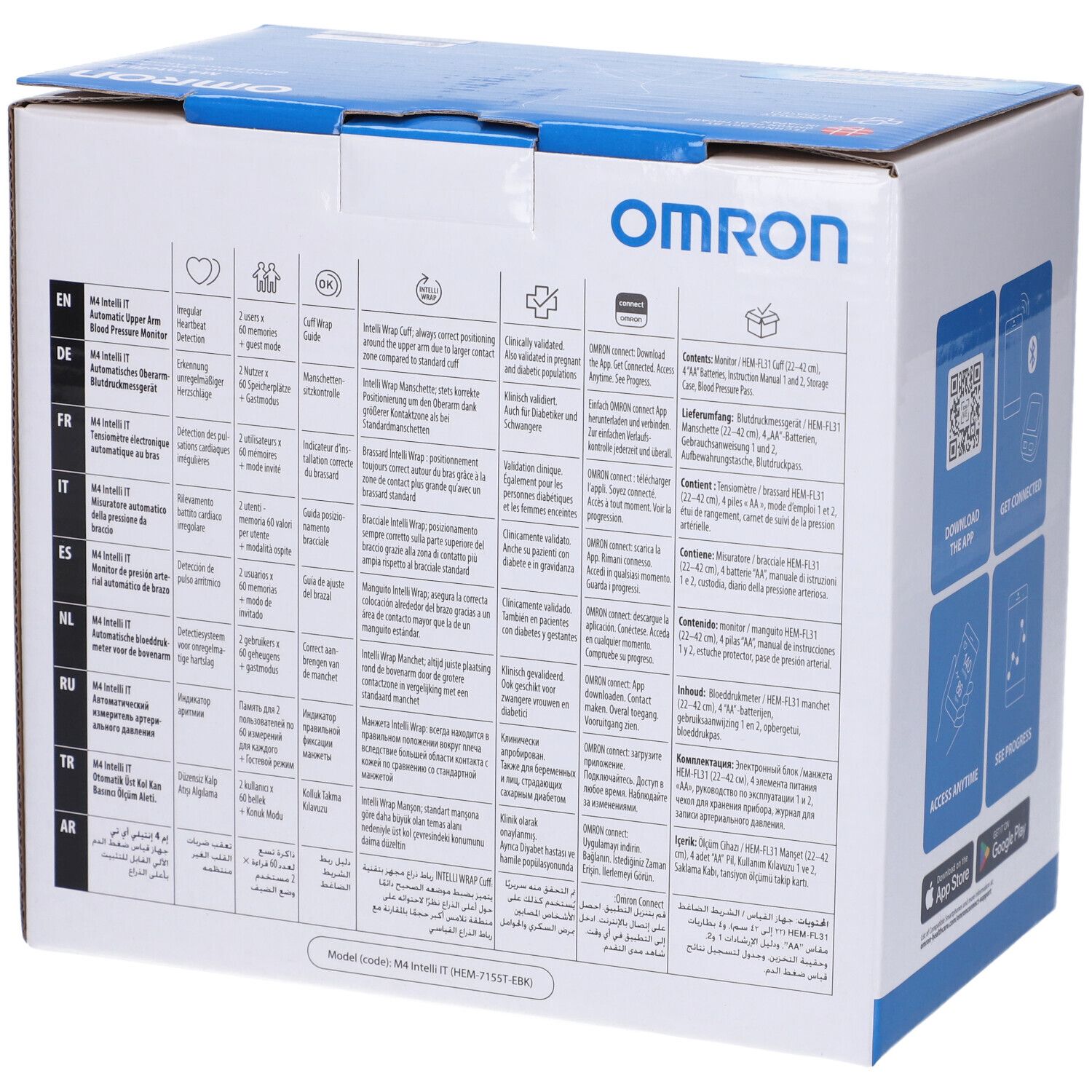 Omron M4 Intelli IT Misuratore di Pressione da Braccio