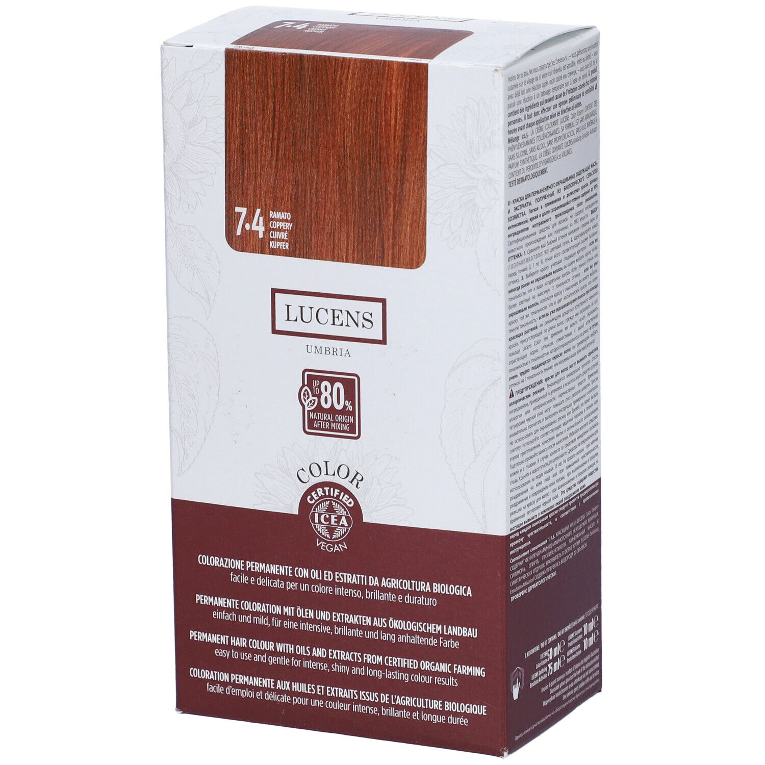 Lucens Umbria Tinta Color 7,40 Ramato 135 Ml