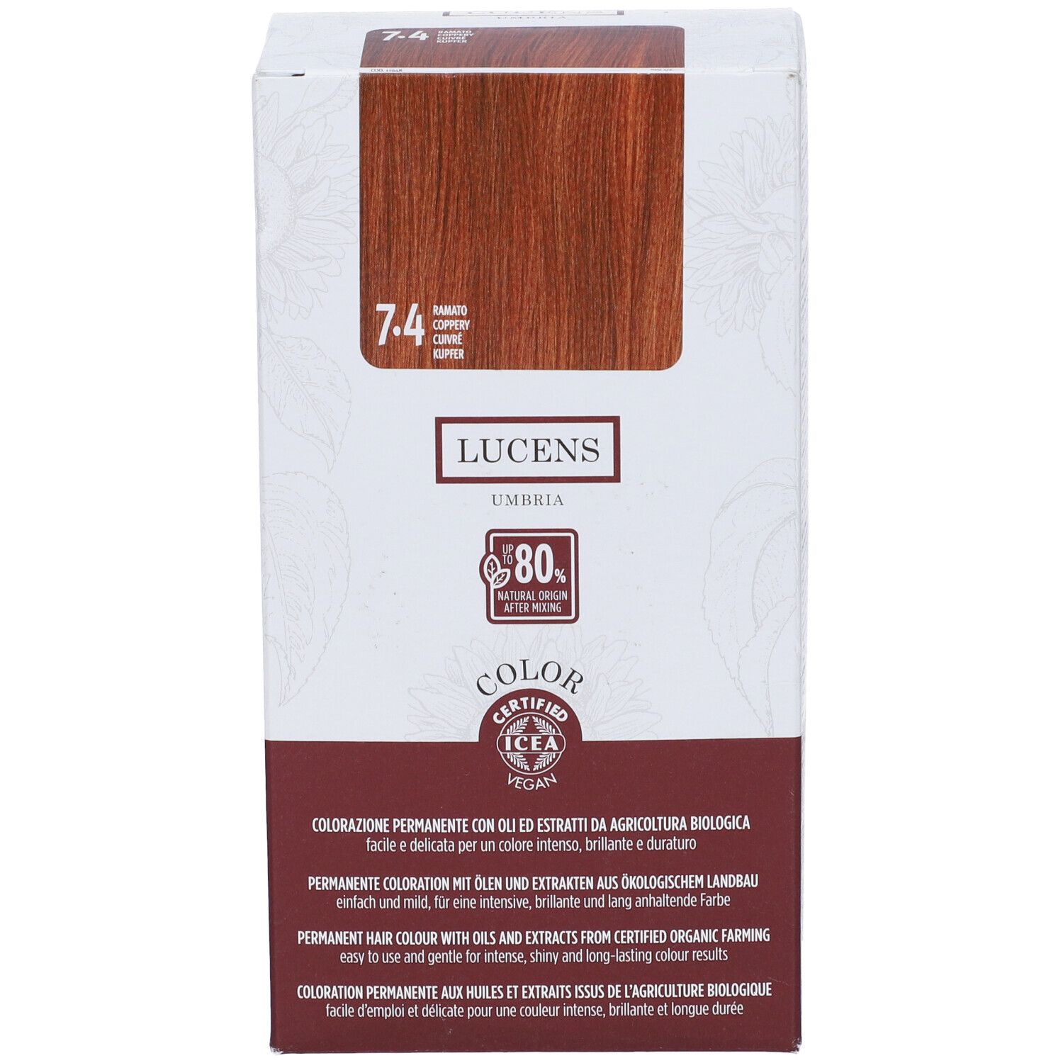 Lucens Umbria Tinta Color 7,40 Ramato 135 Ml