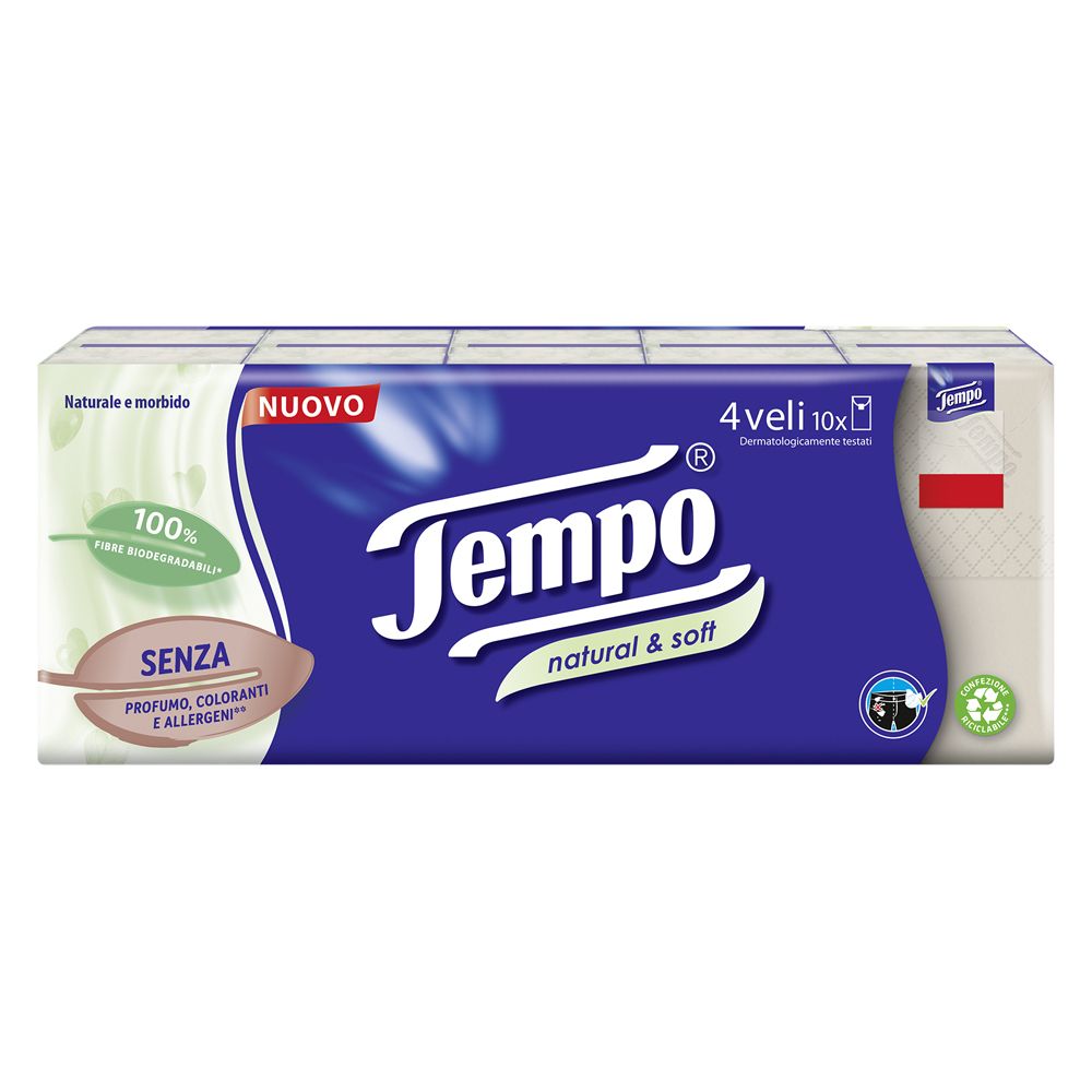 Tempo Box Fazzoletti Natural&Soft