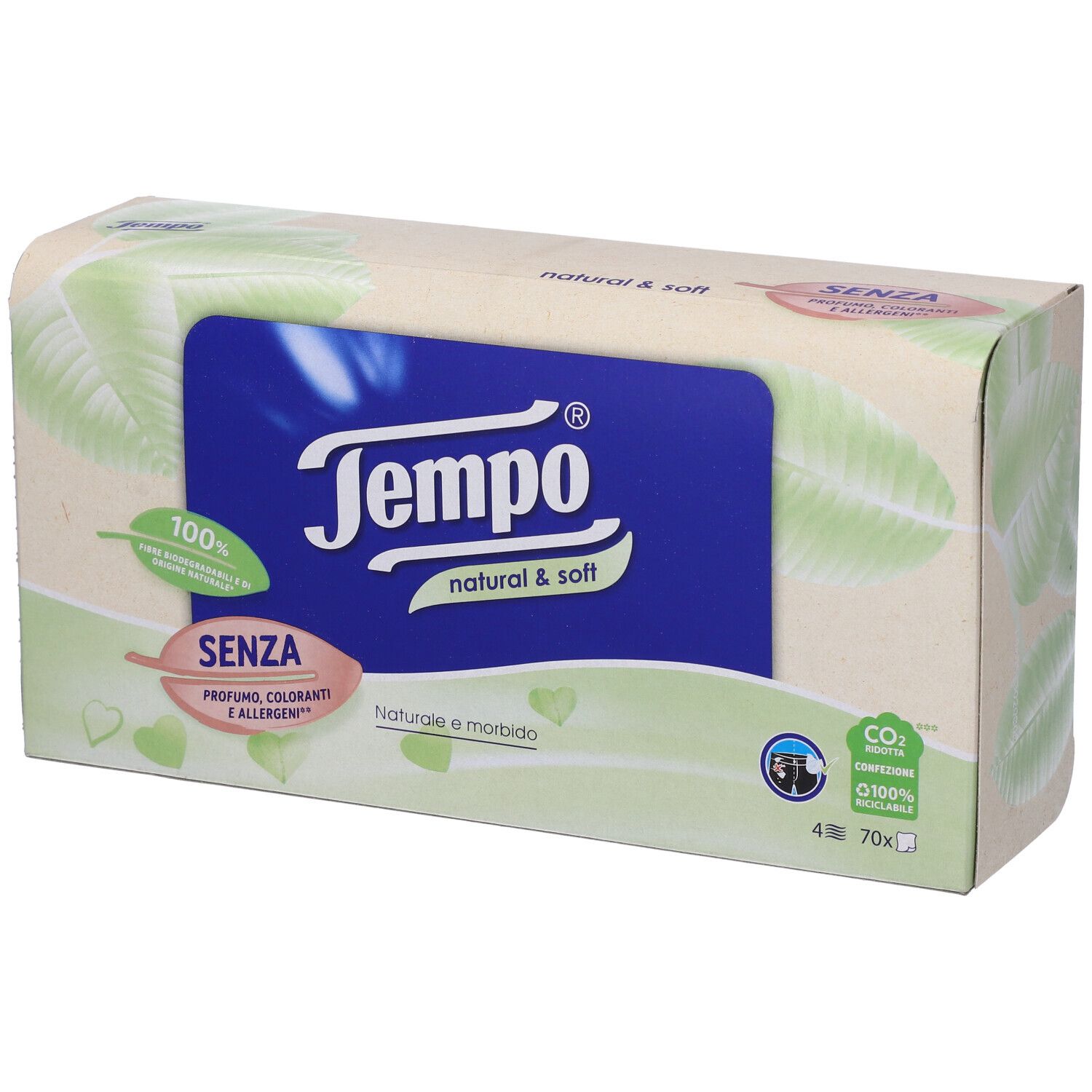 Tempo Box Fazzoletti Natural&Soft