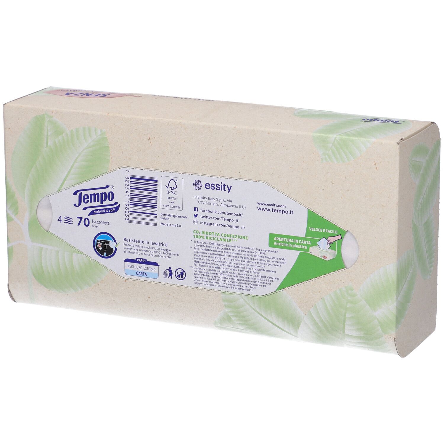 Tempo Box Fazzoletti Natural&Soft