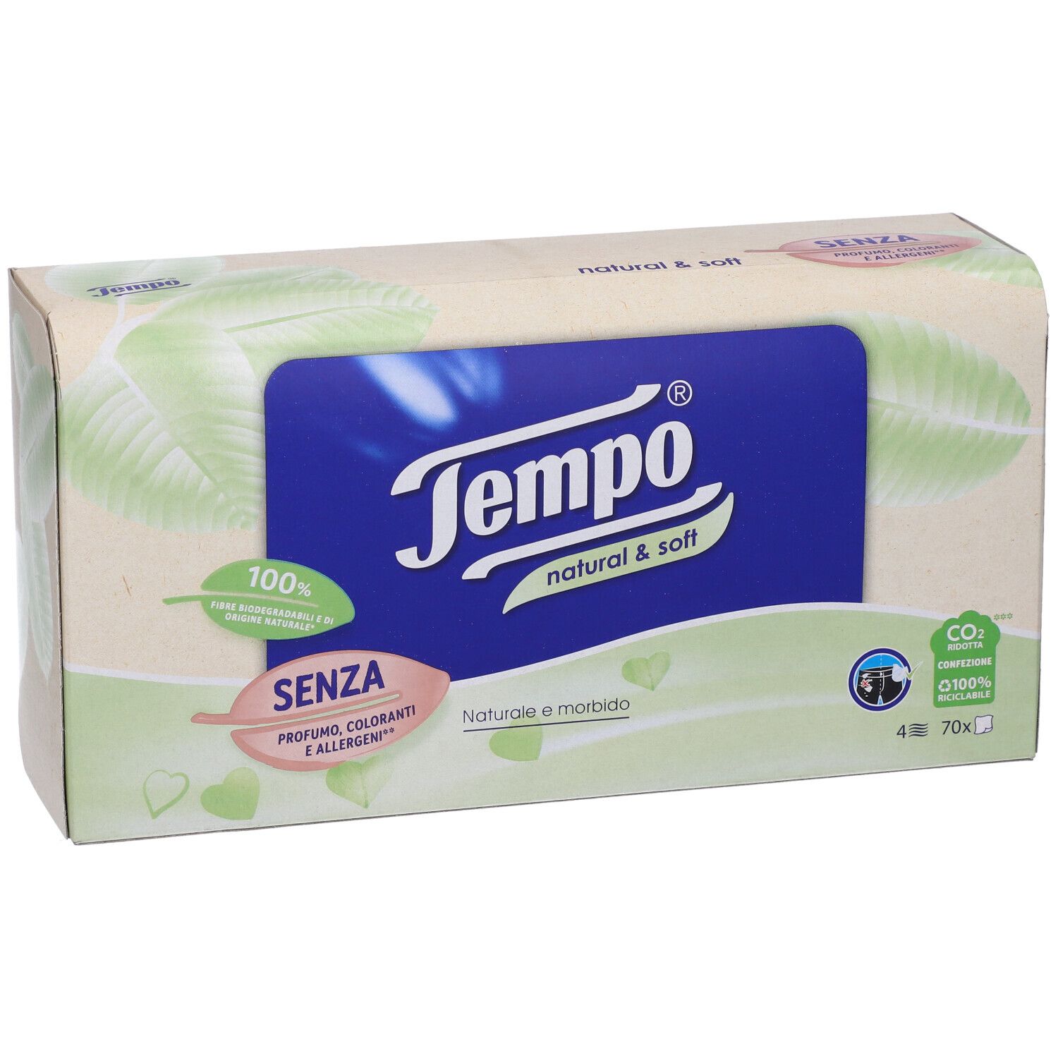 Tempo Box Fazzoletti Natural&Soft