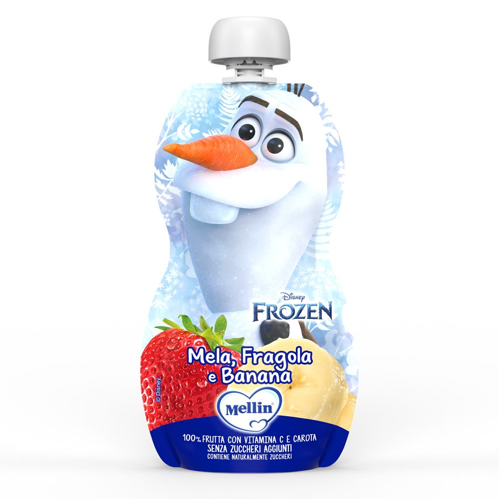 Pouch Disney Frozen Mela Fragola Banana 110 G