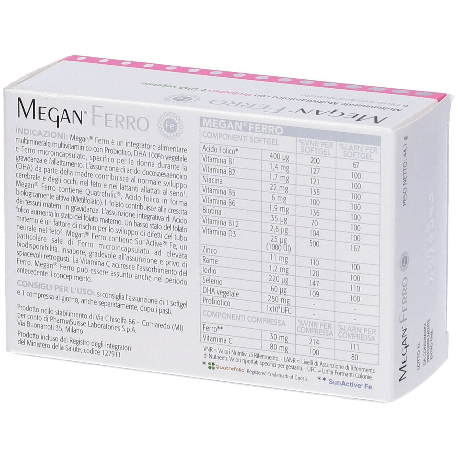 Megan Ferro 30 Softgel + 30 Compresse