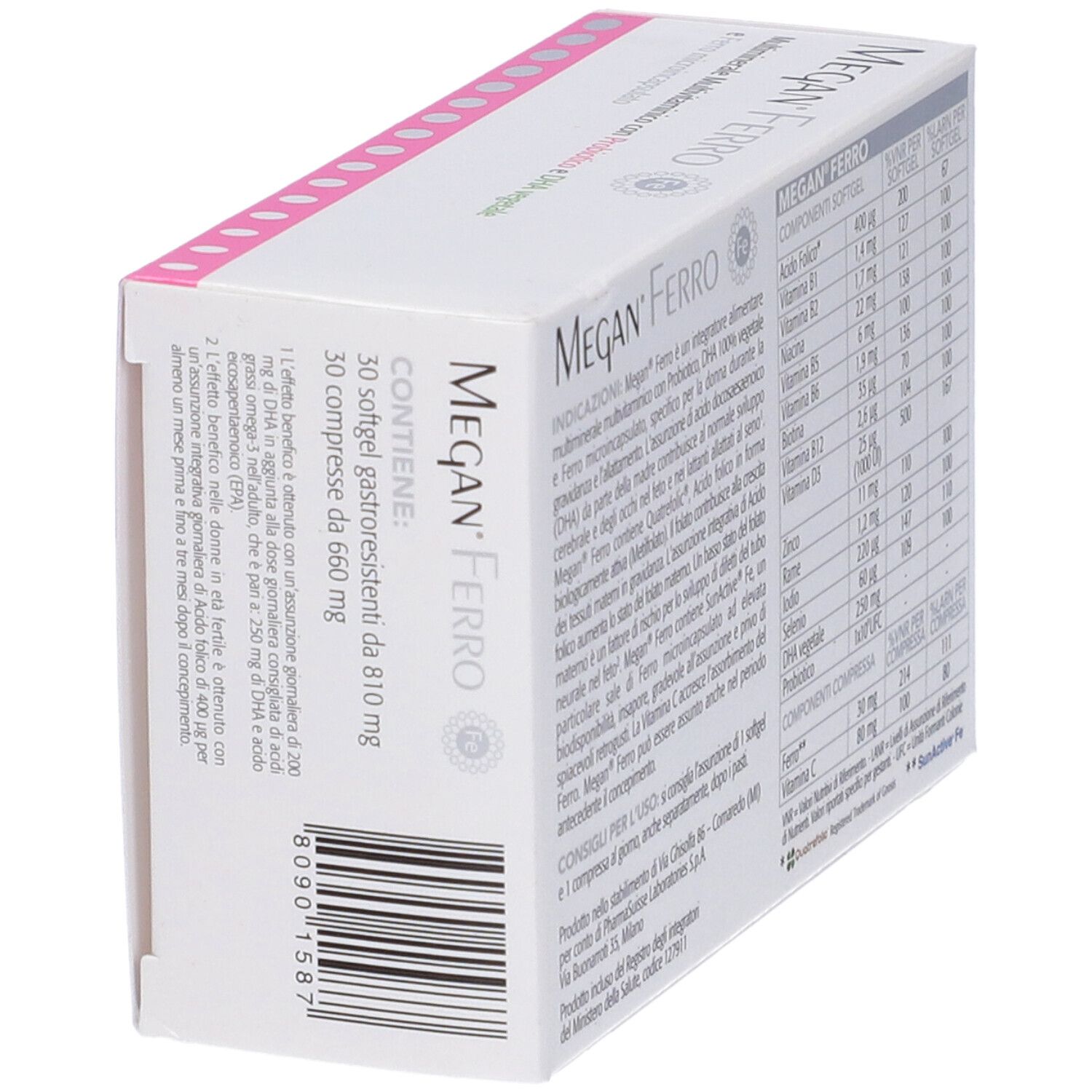 Megan Ferro 30 Softgel + 30 Compresse