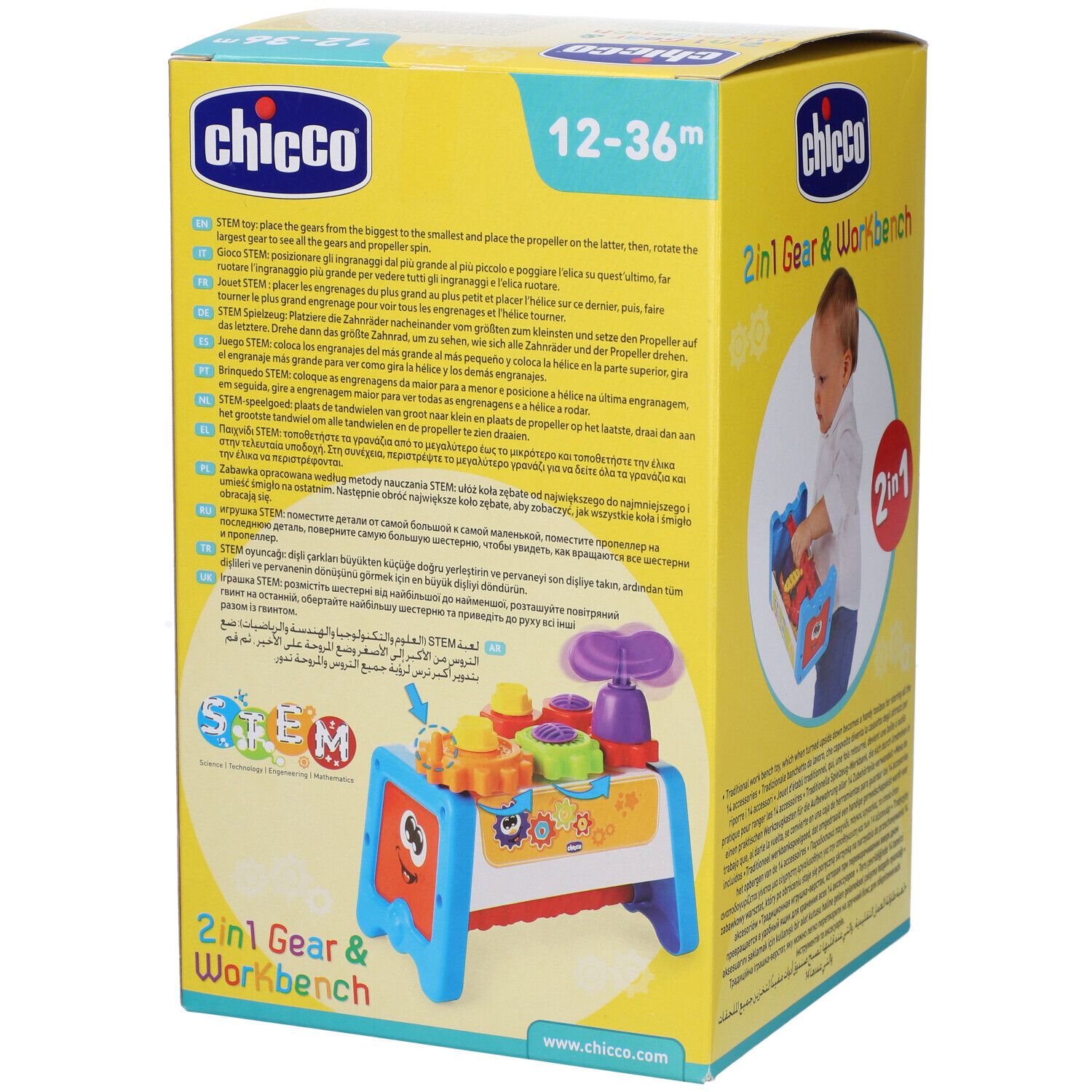 Chicco Gioco S2P 2 In 1 Gear&Toolbox