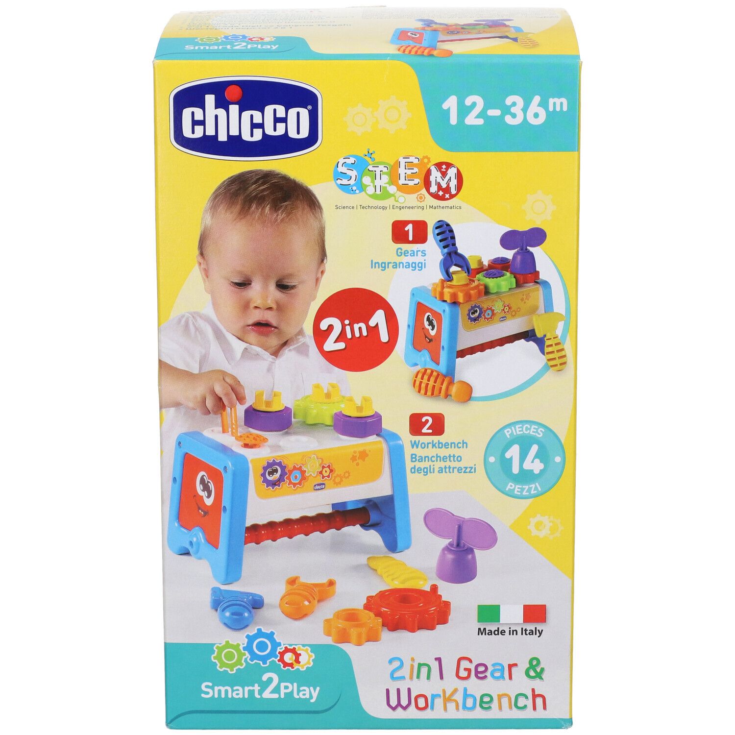 Chicco Gioco S2P 2 In 1 Gear&Toolbox
