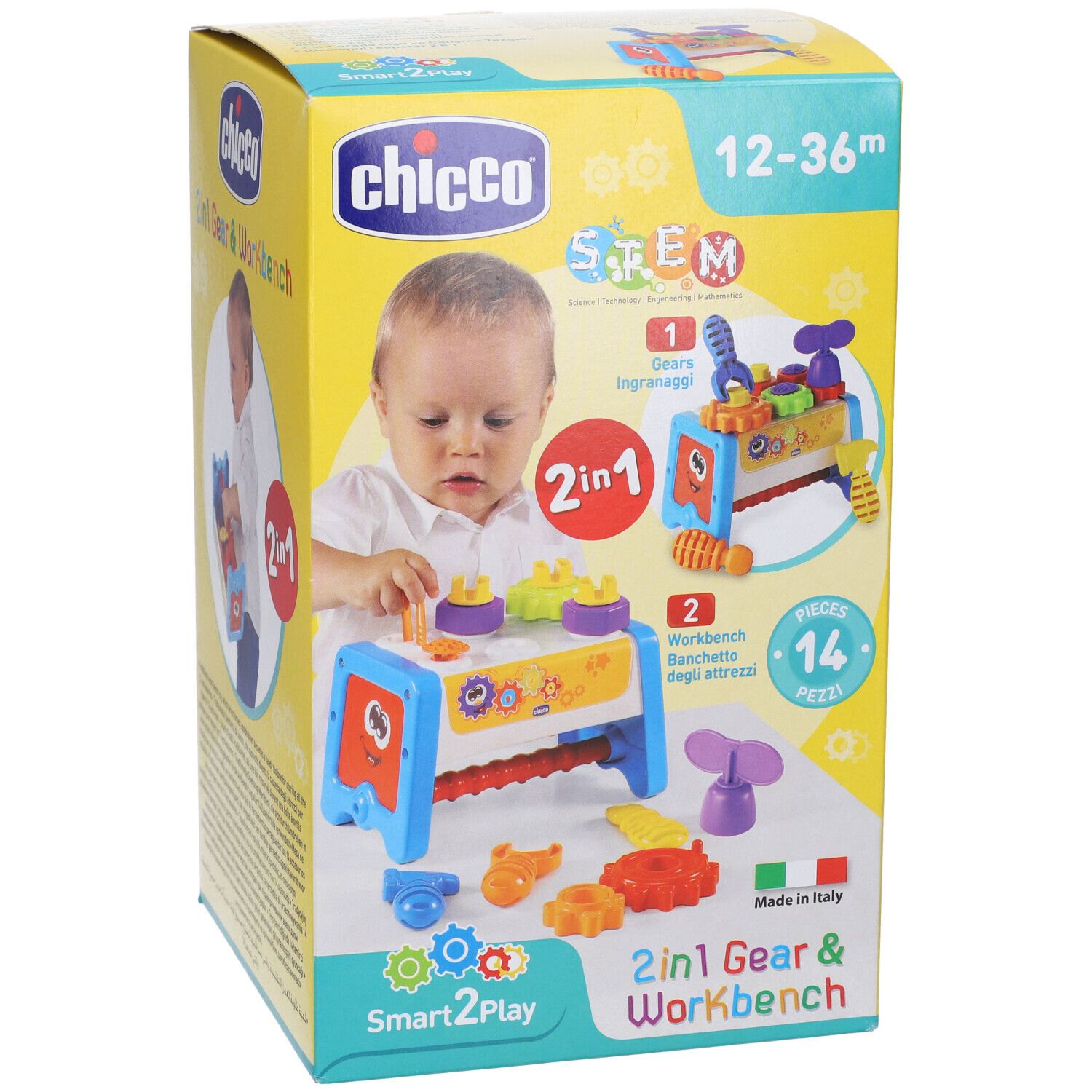 Chicco Gioco S2P 2 In 1 Gear&Toolbox