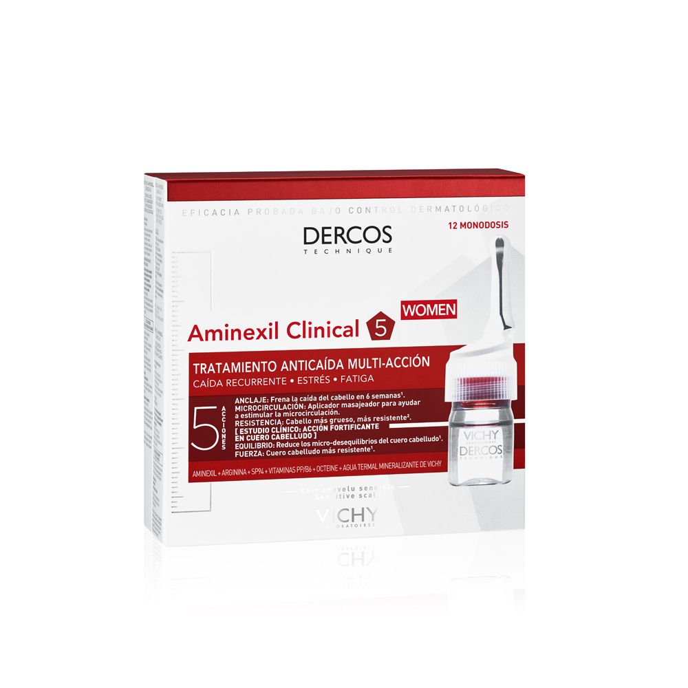 Vichy Dercos Aminexil trattamento anticaduta donna 12 fiale 12 x 6 ml