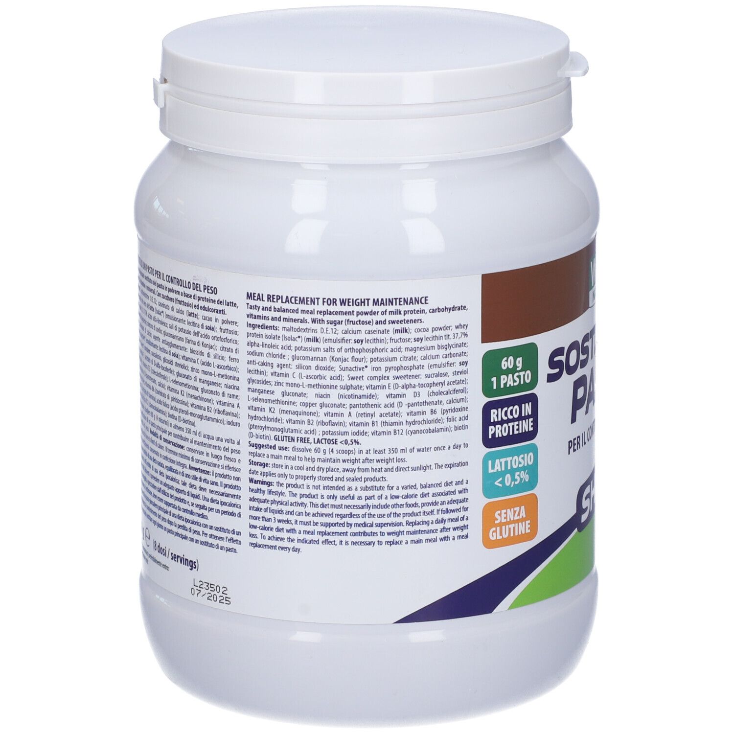 Whynature Sostitutivo Pasto Cacao 480 G