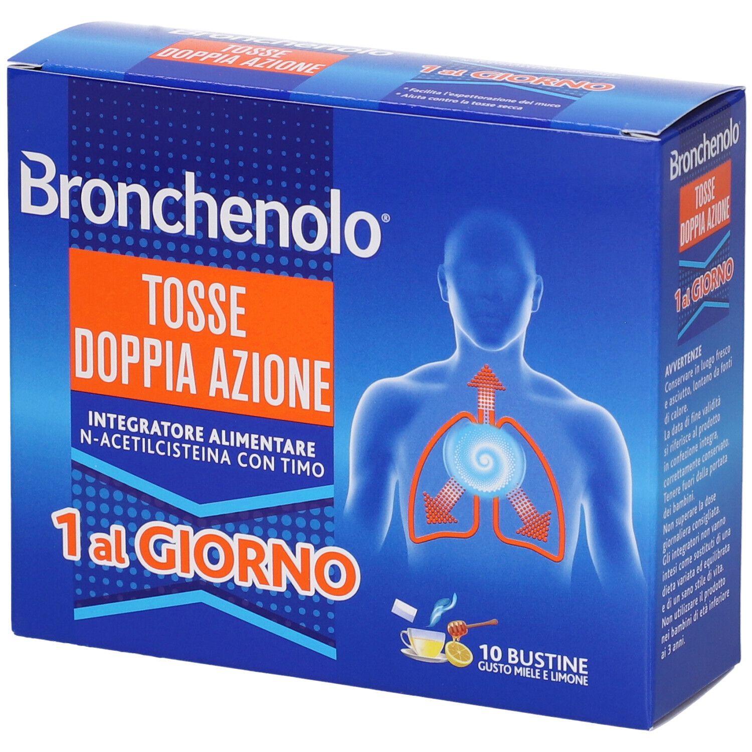 Bronchenolo® Tosse Doppia Azione 1 al Giorno