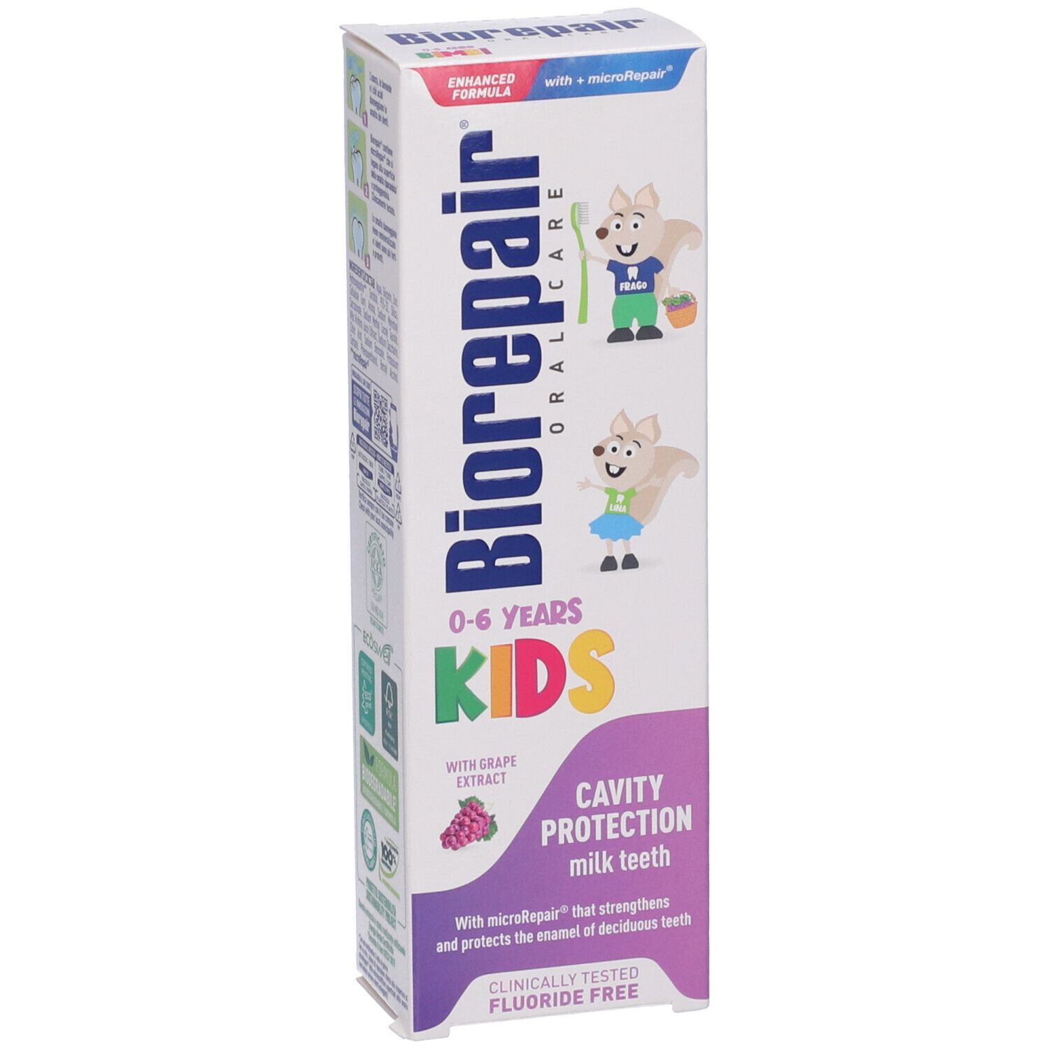 Biorepair Dentifricio Kids Uva 0/6 Anni