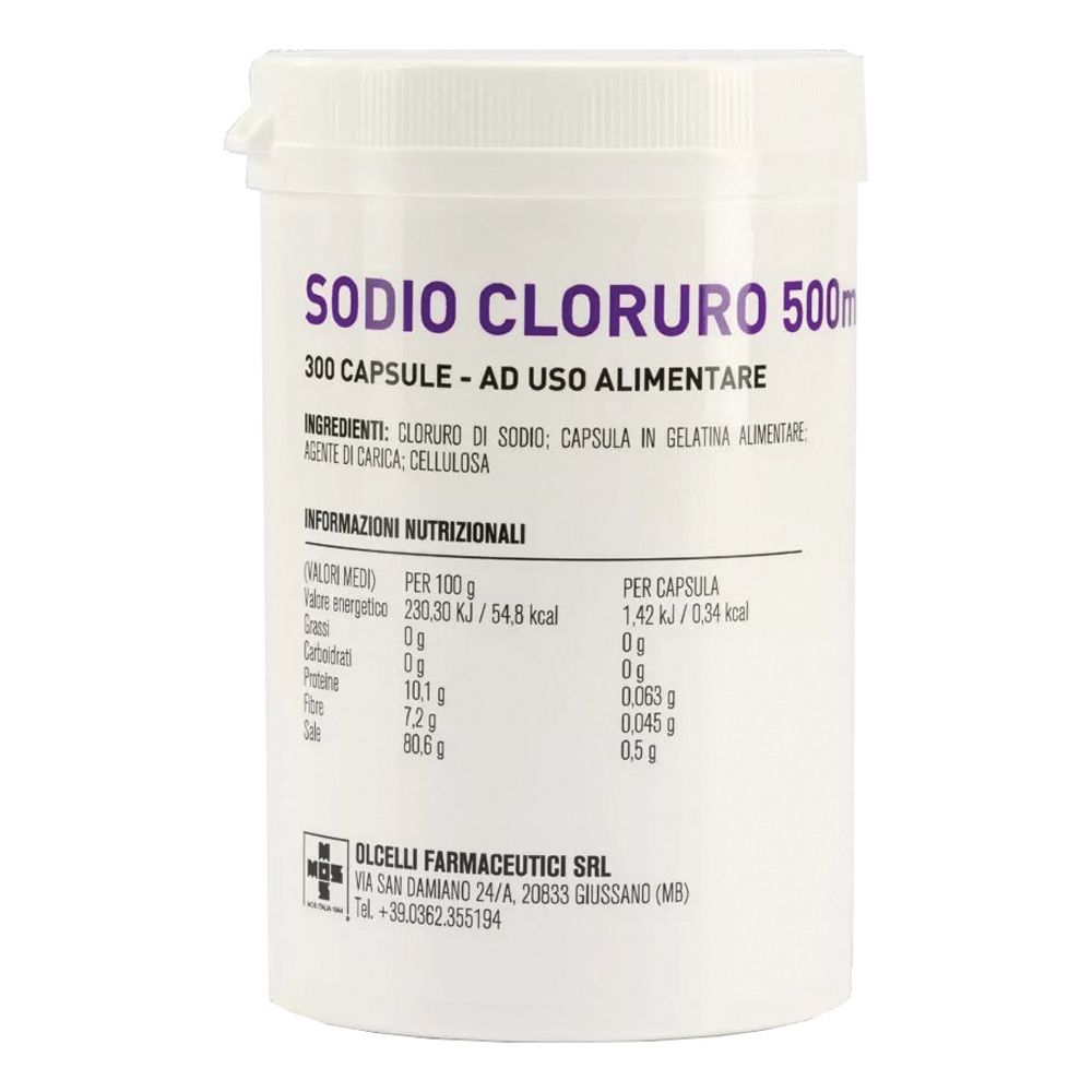 Sodio Cloruro 300 Capsule 500Mg