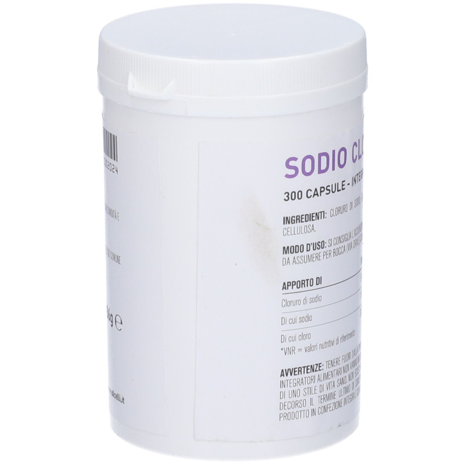 Sodio Cloruro 300 Capsule 500Mg