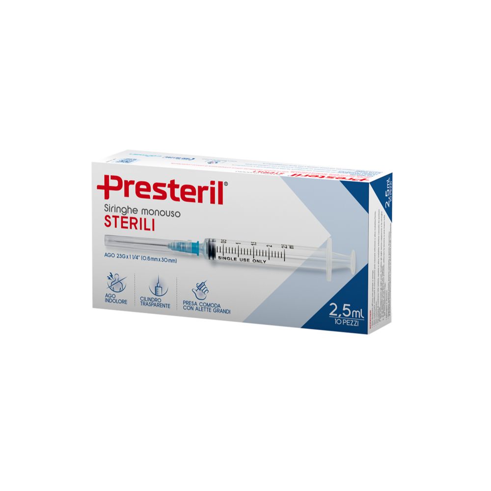 PRESTERIL Siringhe 2,5 ml
