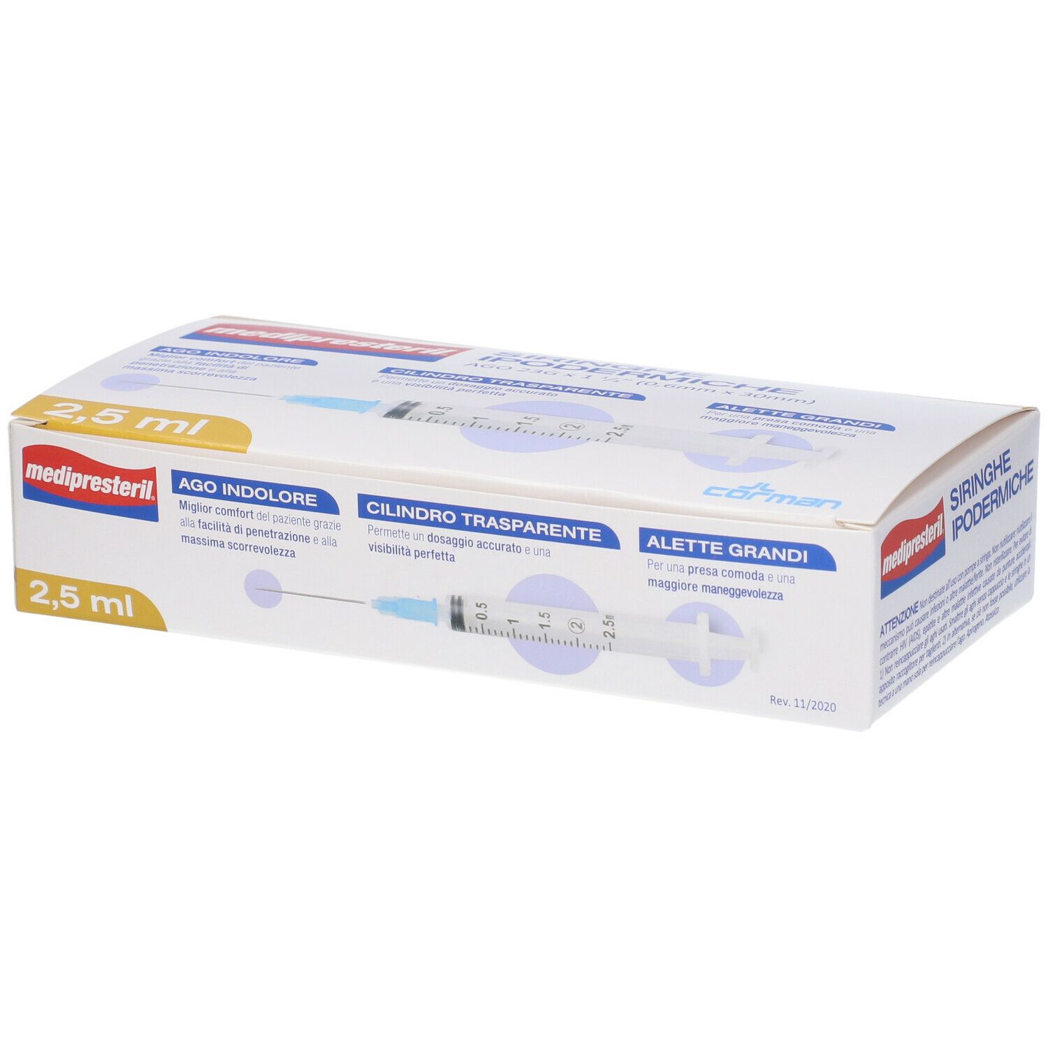 Medipresteril® Siringhe Ipodermiche 2,5 ml