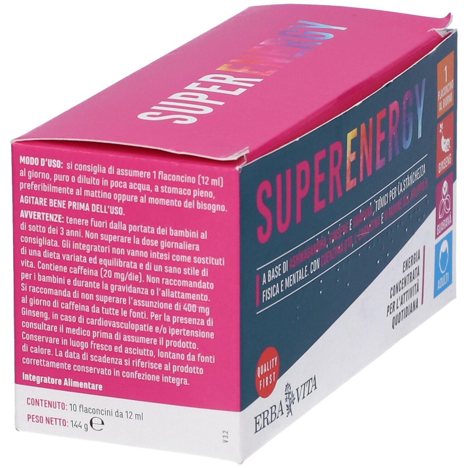Super Energy 10 Flaconcini Da 12 Ml