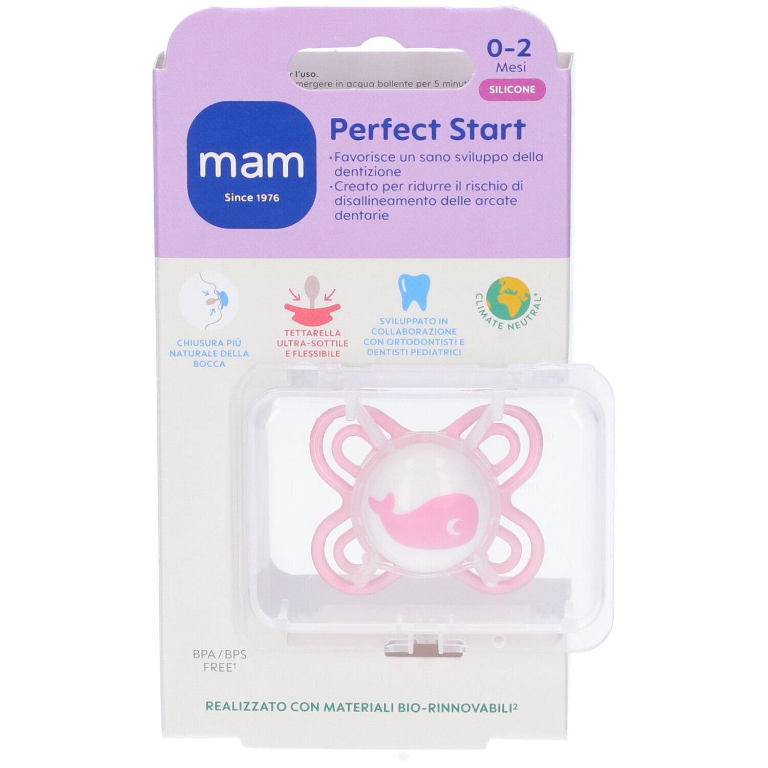 Succhietto Mam Perfect Start 0-2 Mesi Femmina