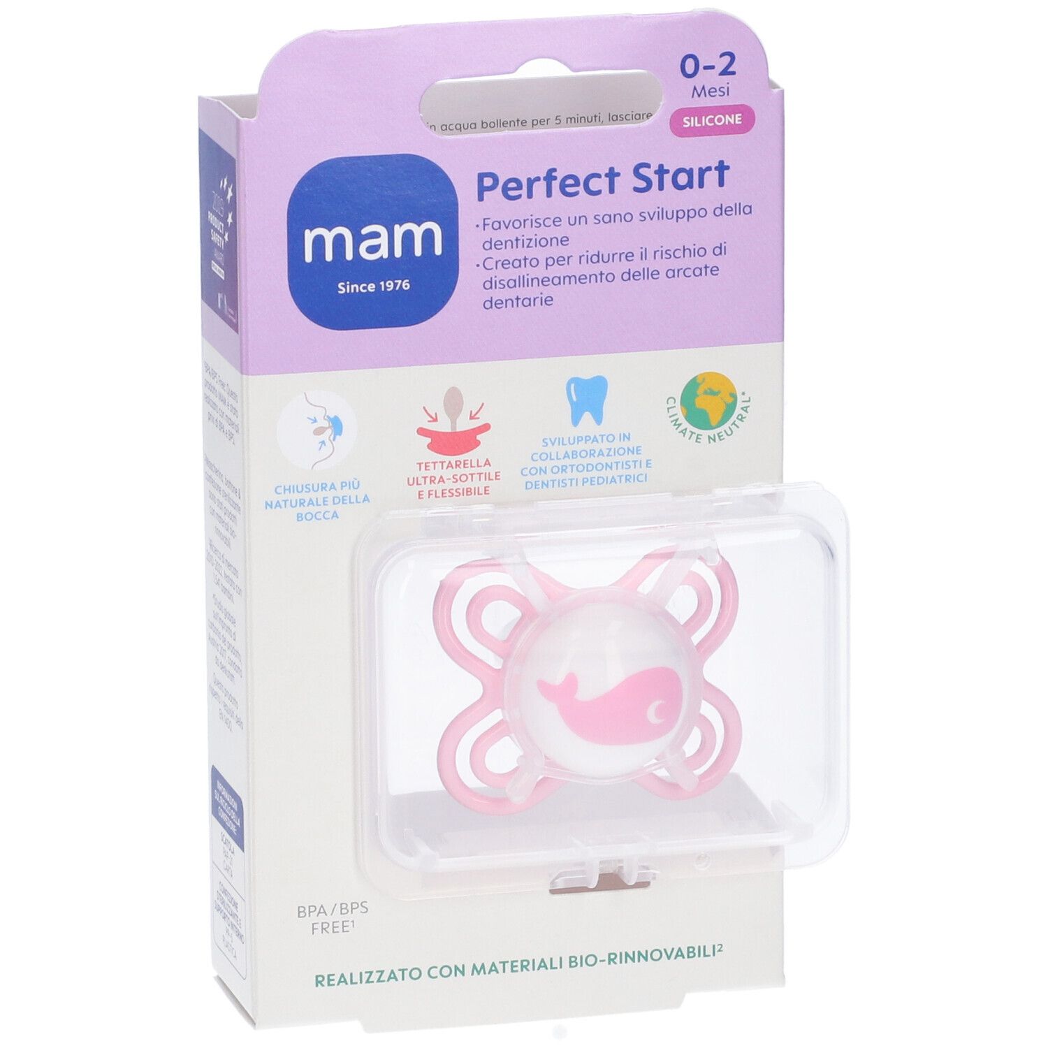 Succhietto Mam Perfect Start 0-2 Mesi Femmina