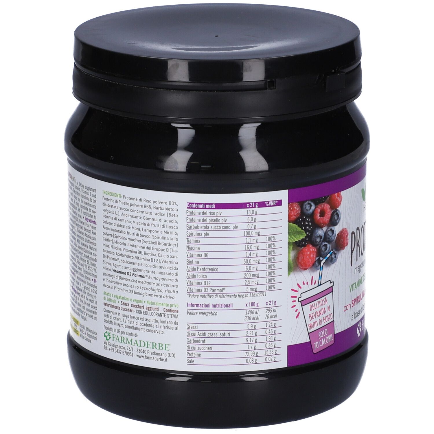 Protein & Vit Frutti Di Bosco 320 G