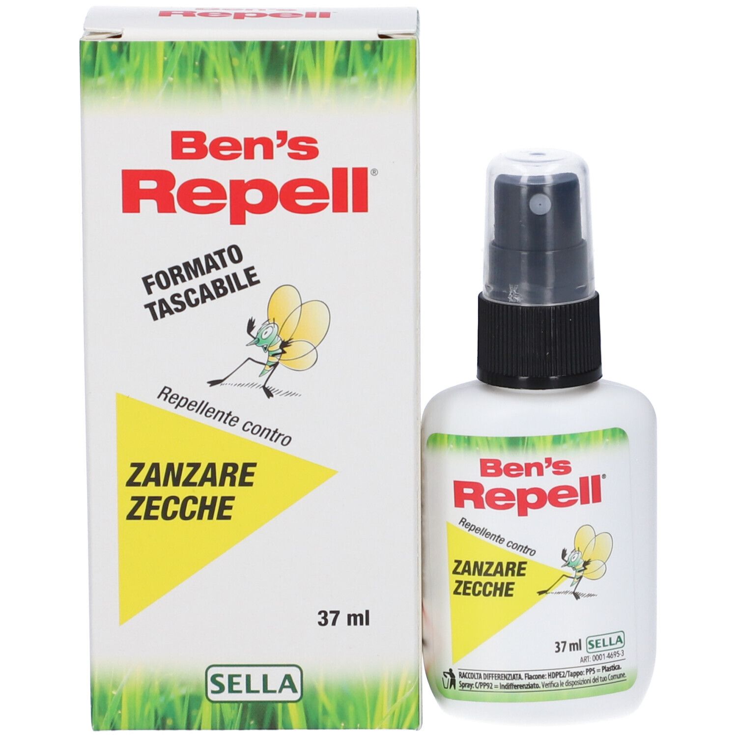 Ben's Repellente Biocida Zanzare Zecche