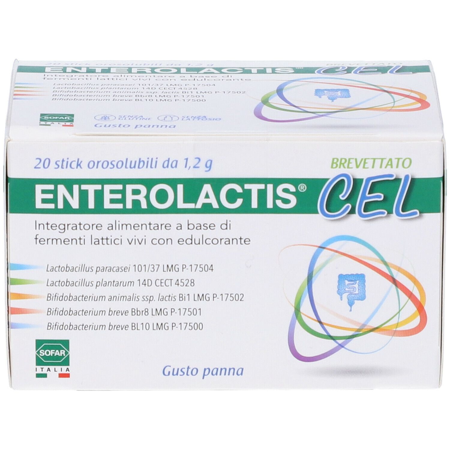 ENTEROLACTIS CEL 20STICK OROS