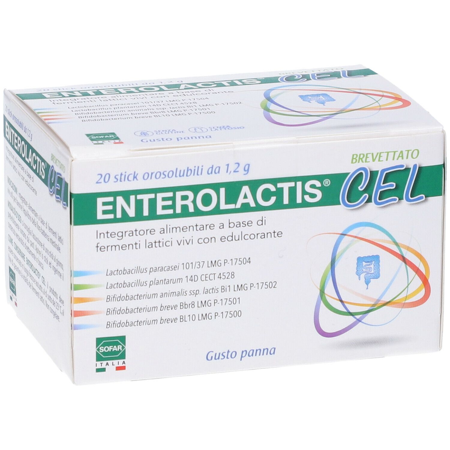 ENTEROLACTIS CEL 20STICK OROS