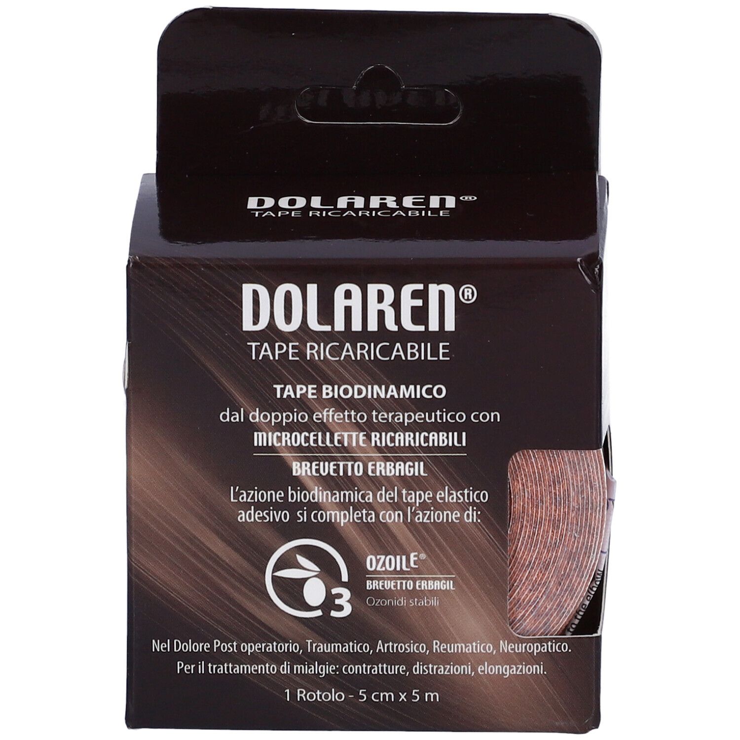 Dolaren Tape Ricaricabile Cerotto Terapeutico Beige Cm 5X5 M In Rotolo