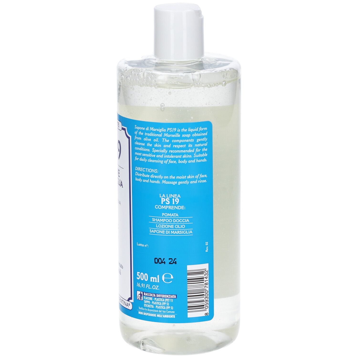 Ps19 Sapone Marsiglia 500 Ml