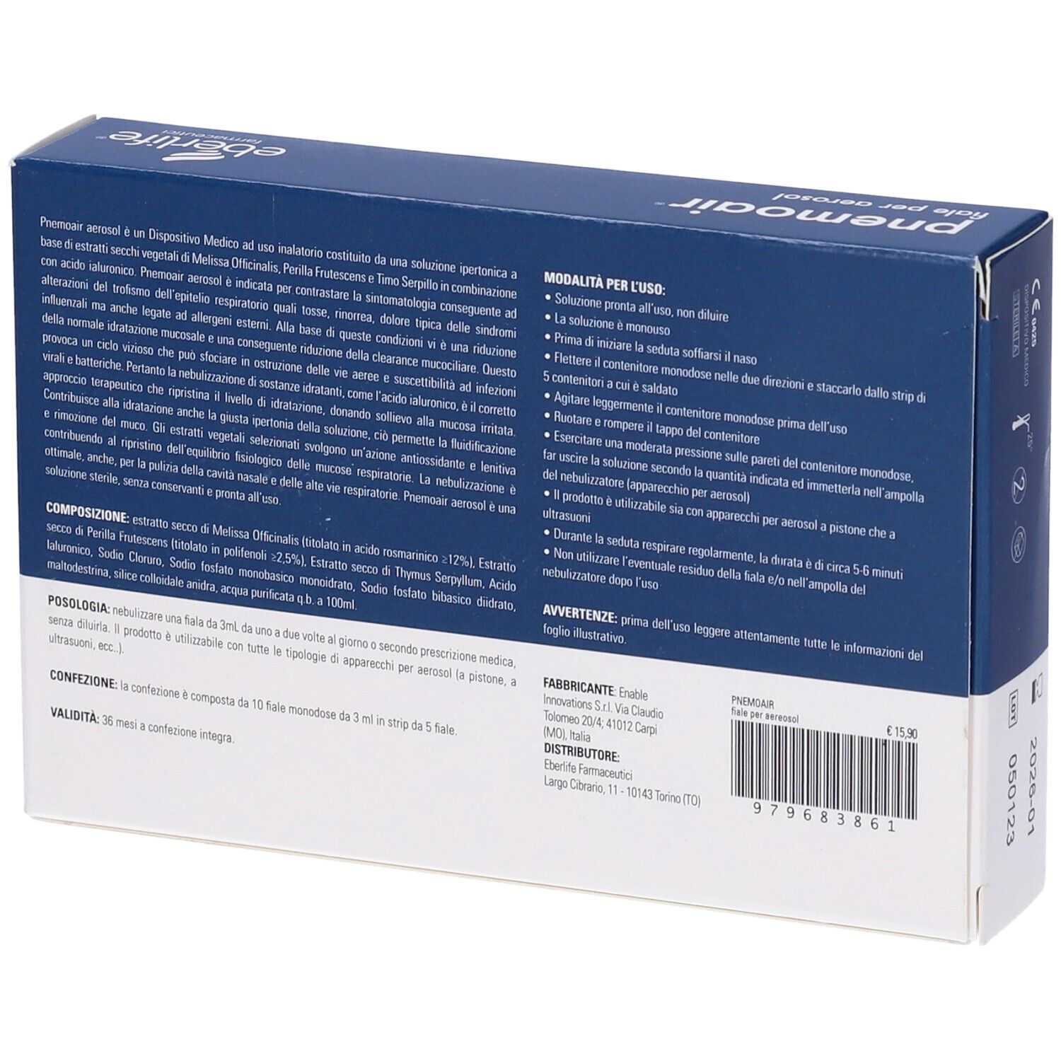 Pnemoair 10F 3Ml