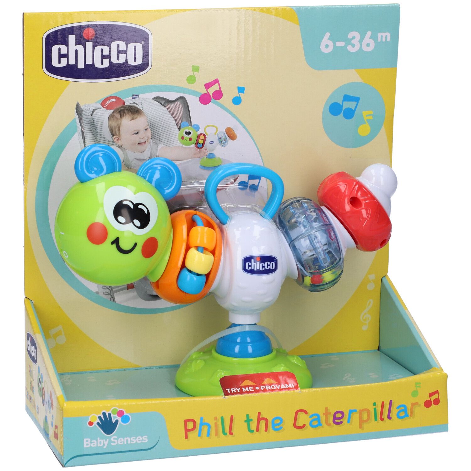 Chicco Gioco Bs Seggiolone Bruchino Ballerino
