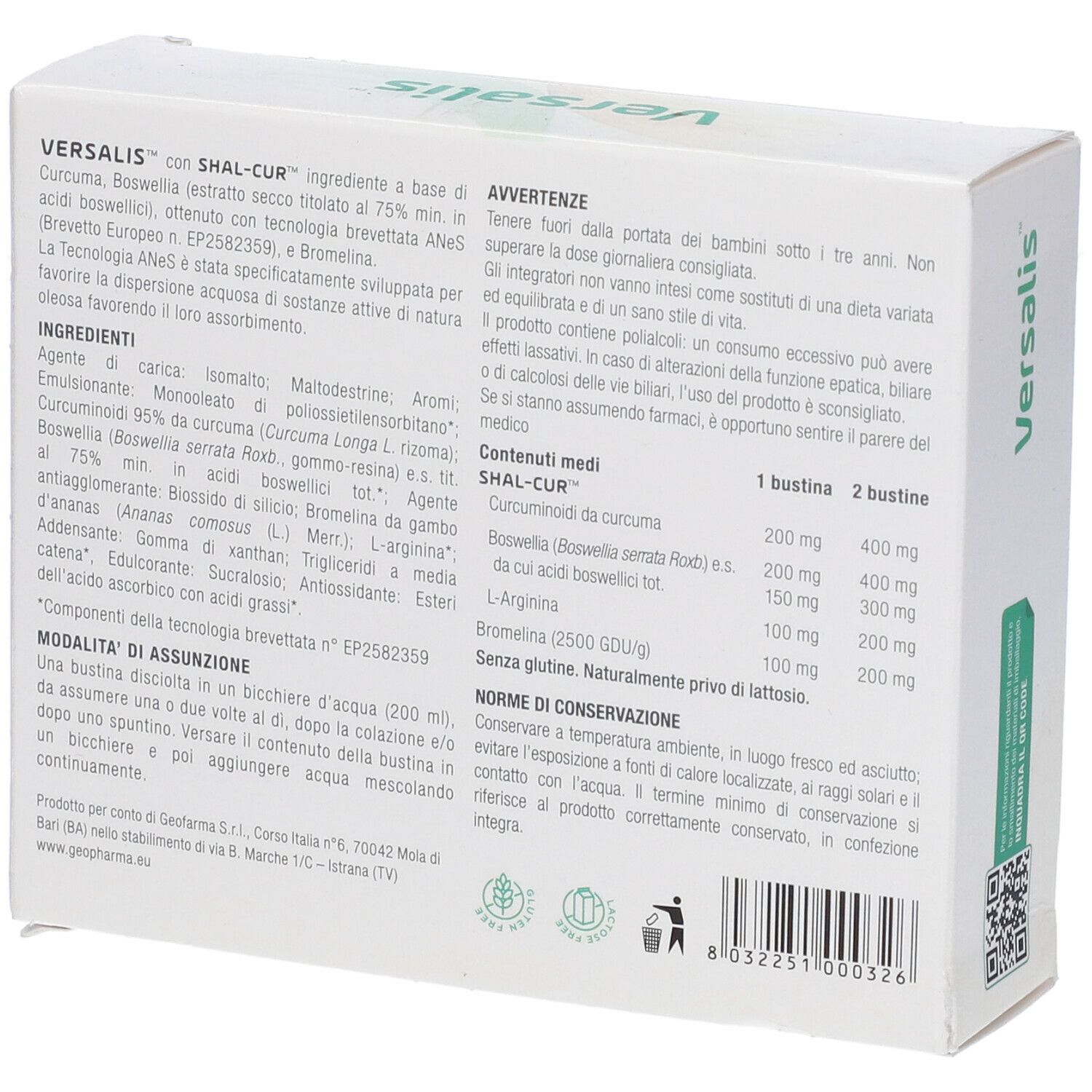Versalis 10 Bustine