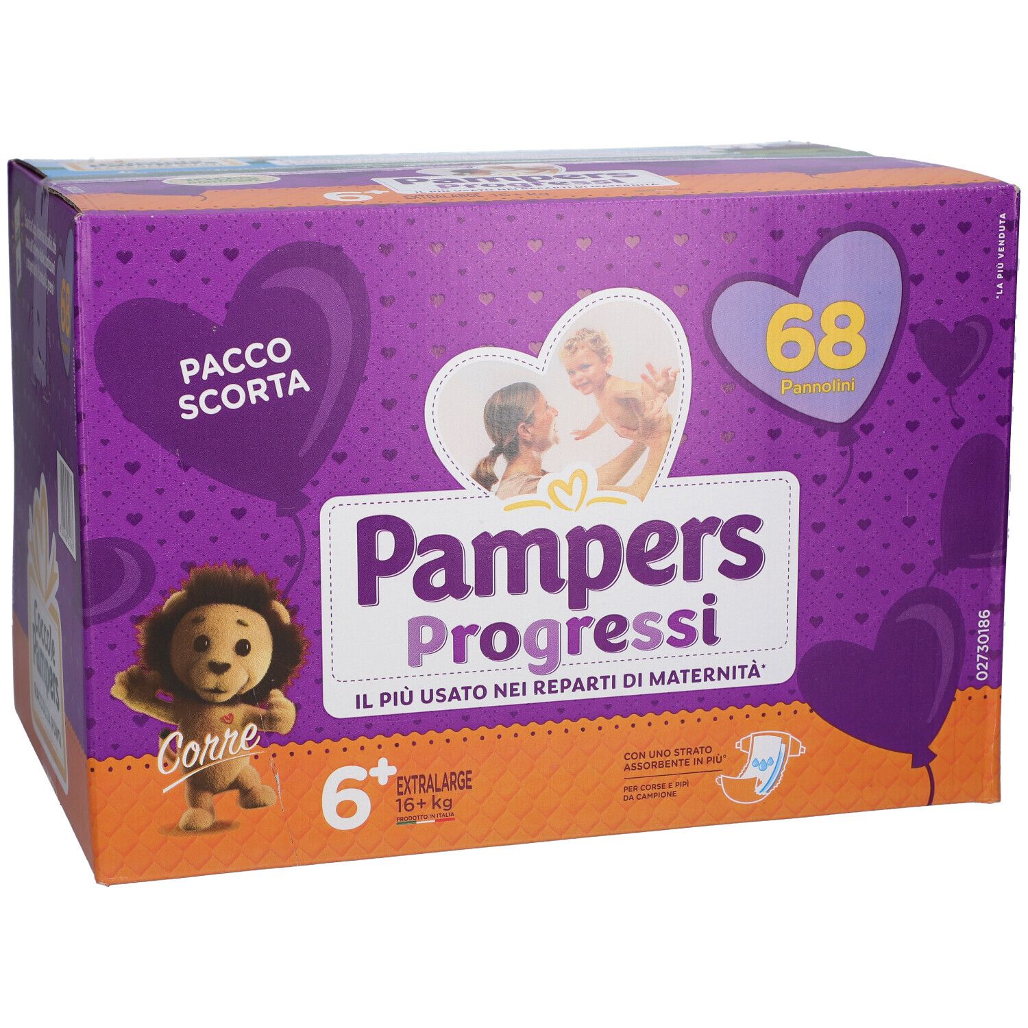 PAMPERS PROGRESSI DOPPIO 6+ EXTRALARGE 16KG+ 34PZ - Di Candia S.r.l.