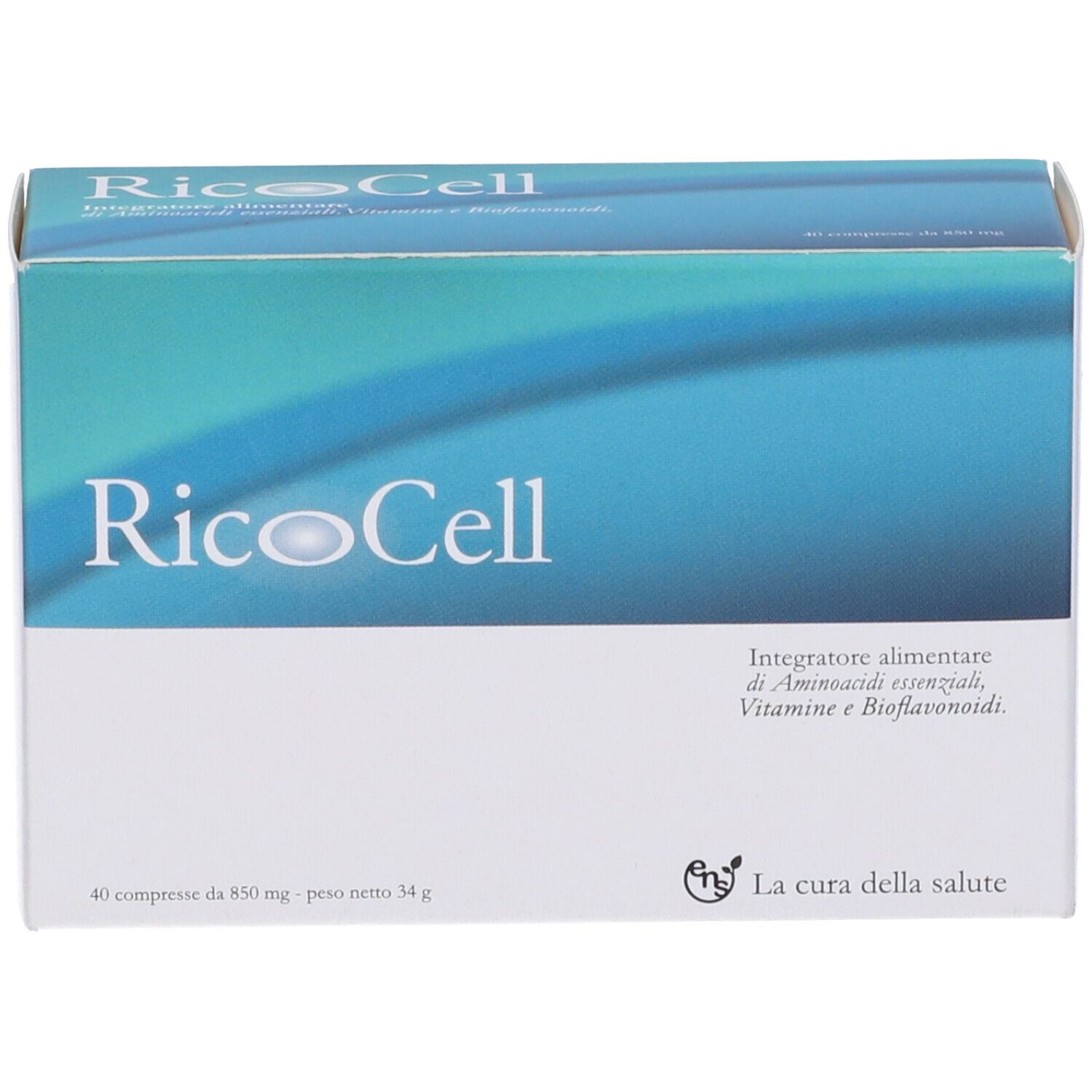 Scatola Ricocell. Scritta: 40 compresse.
