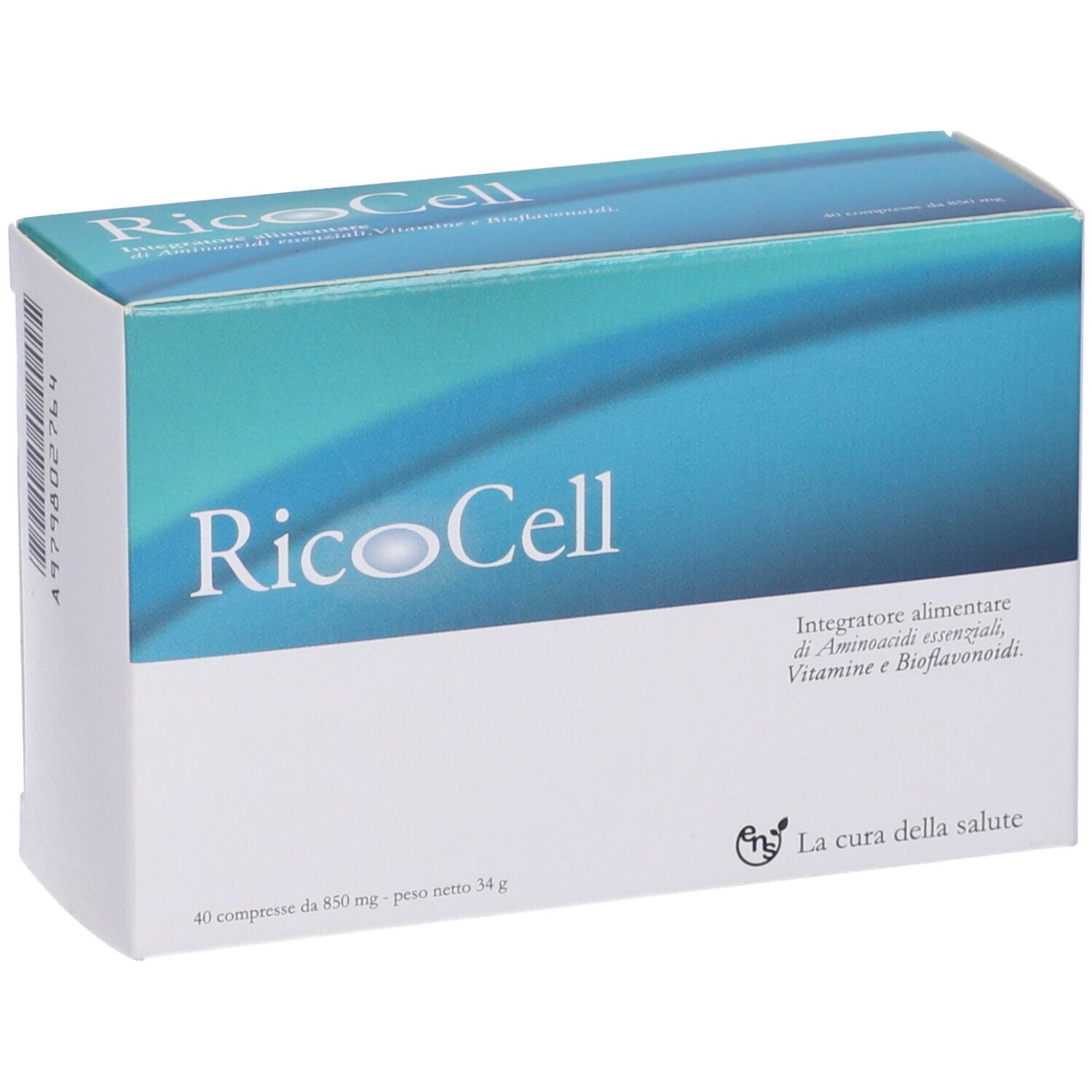 Scatola Ricocell. Scritta: 40 compresse.