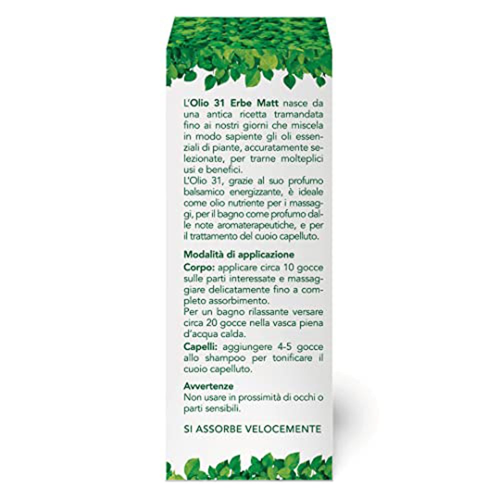 Matt Forsan Olio trattamento rassodante, 100% origine naturale.