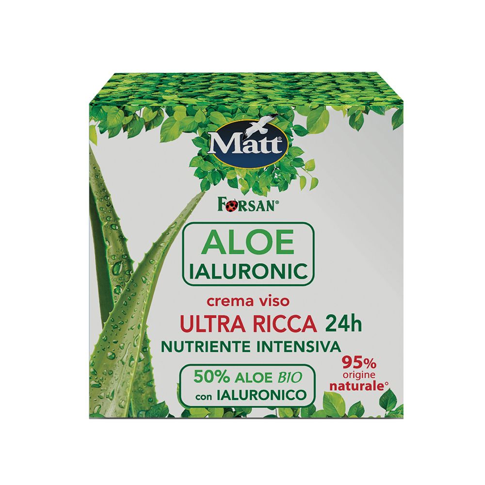 FORSAN® Aloe Ialuronic Crema Viso Ultra Ricca 24h