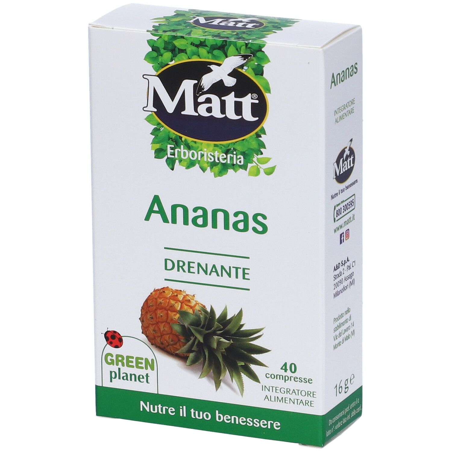 Matt® Ananas Drenante