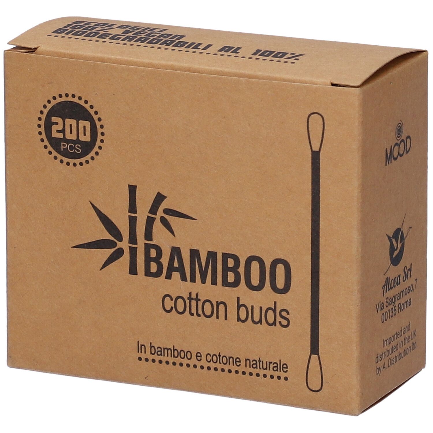 Cotton Fioc Bamboo 200 Pezzi
