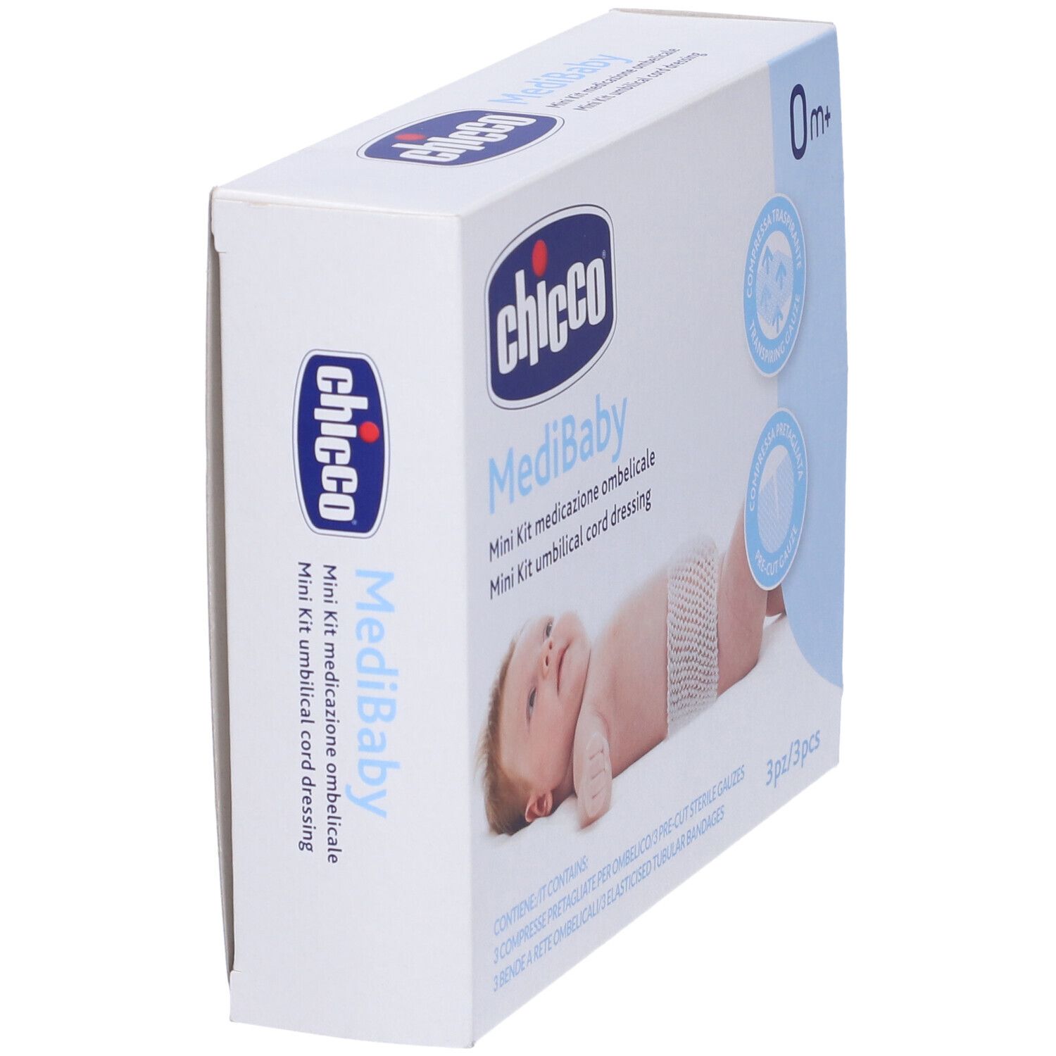 Chicco Medibaby - Kit Medicazione Ombelicale 3 pz