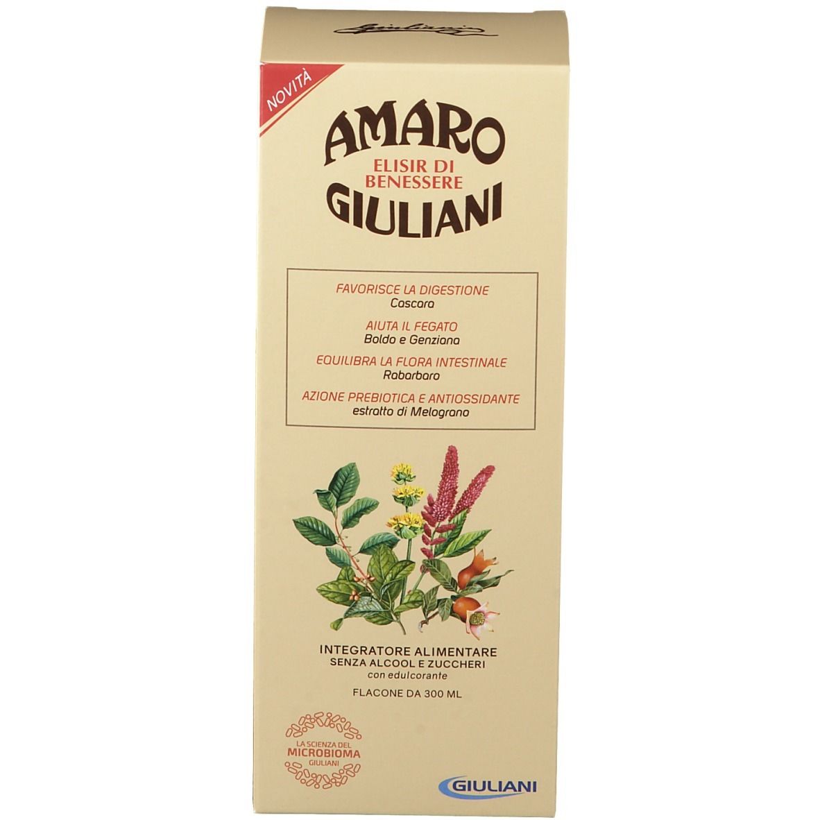 Amaro Giuliani Elisir di Benessere