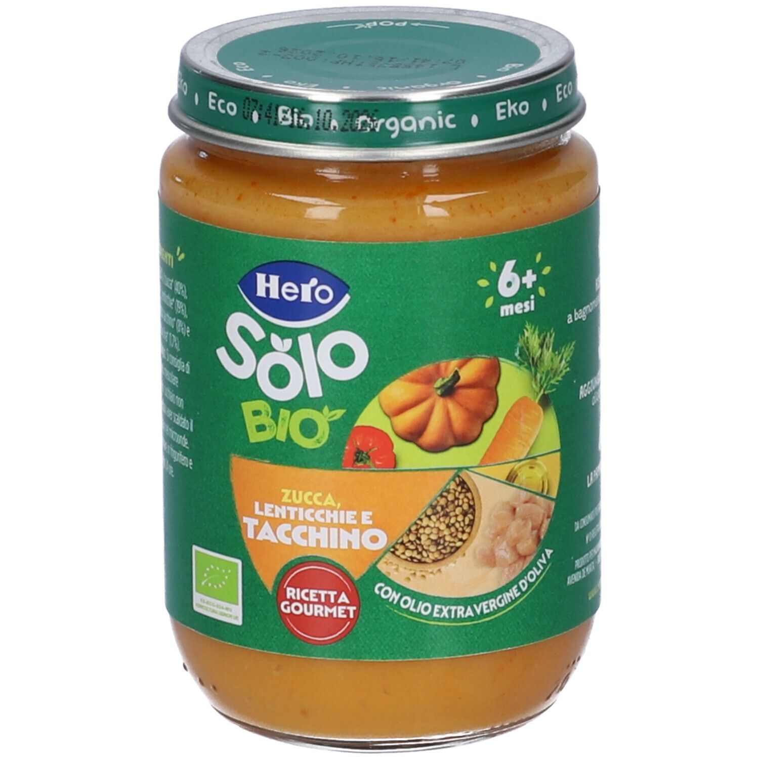 Hero Solo Omogeneizzato Zucca, Lenticchie e Tacchino - risparmia il 10% con il codice: FA10