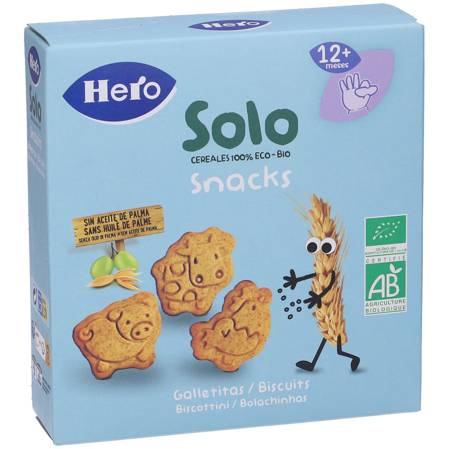 Hero Solo Biscottini Animaletti Biologici 100 g