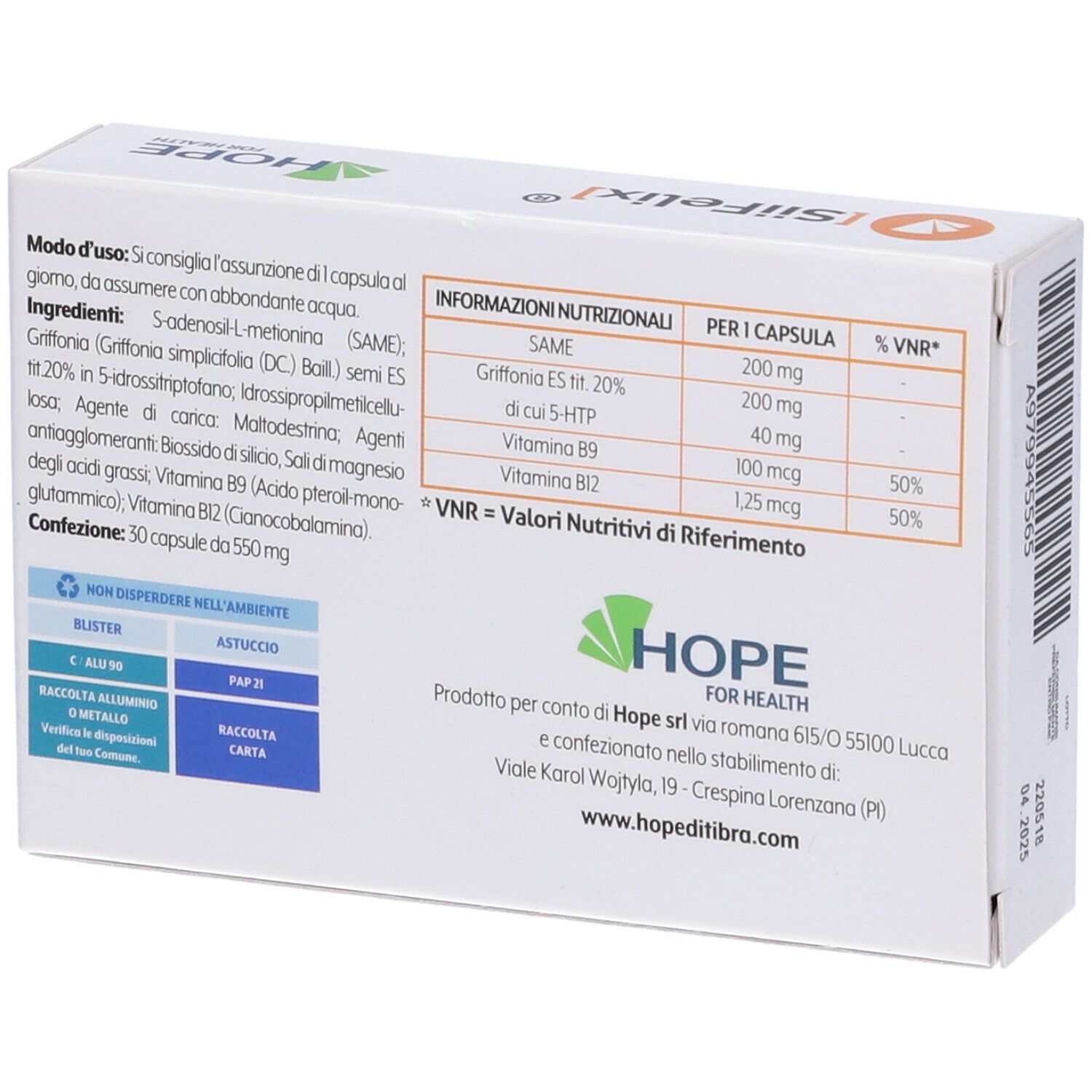 Siifelix 30 Capsule