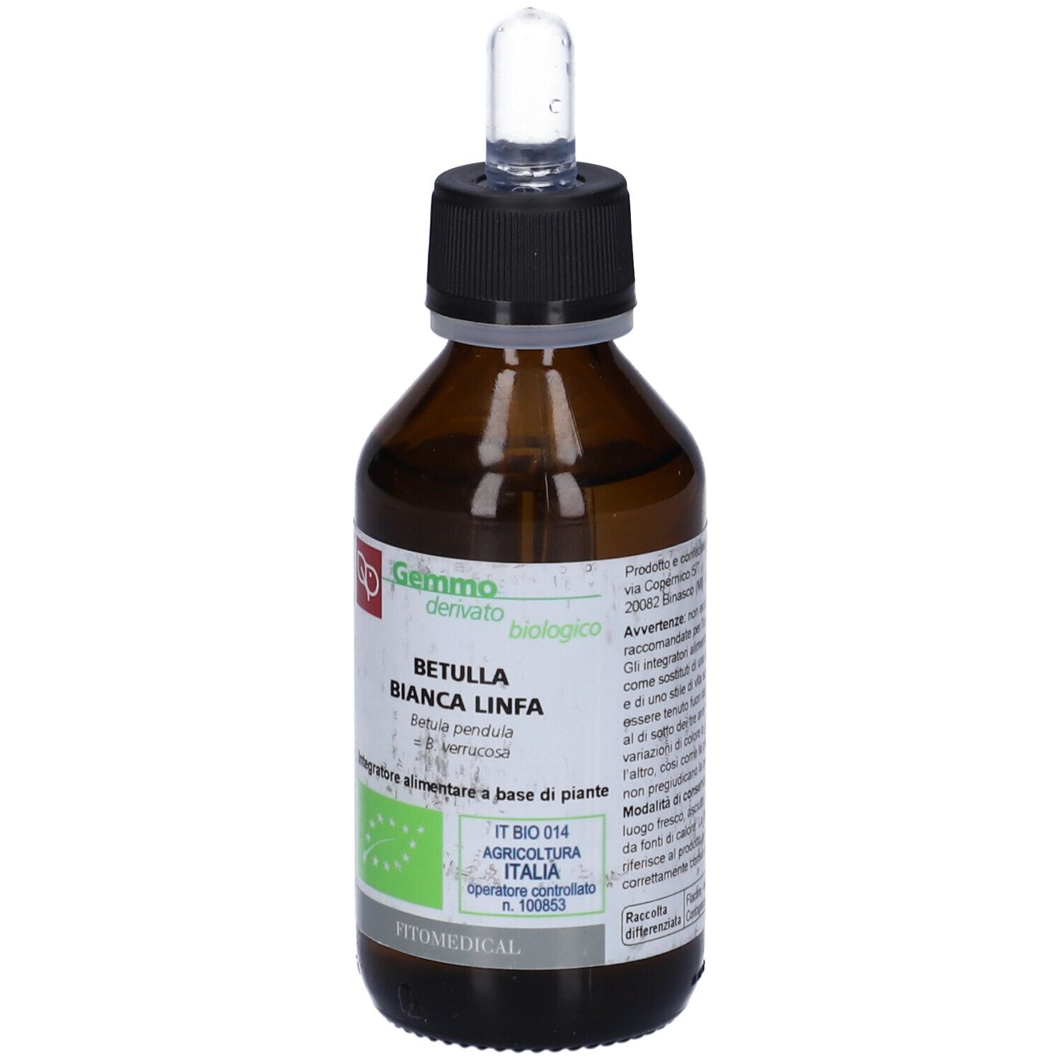 Betulla Bianca Linfa Macerato Glicerico 100 Ml Bio