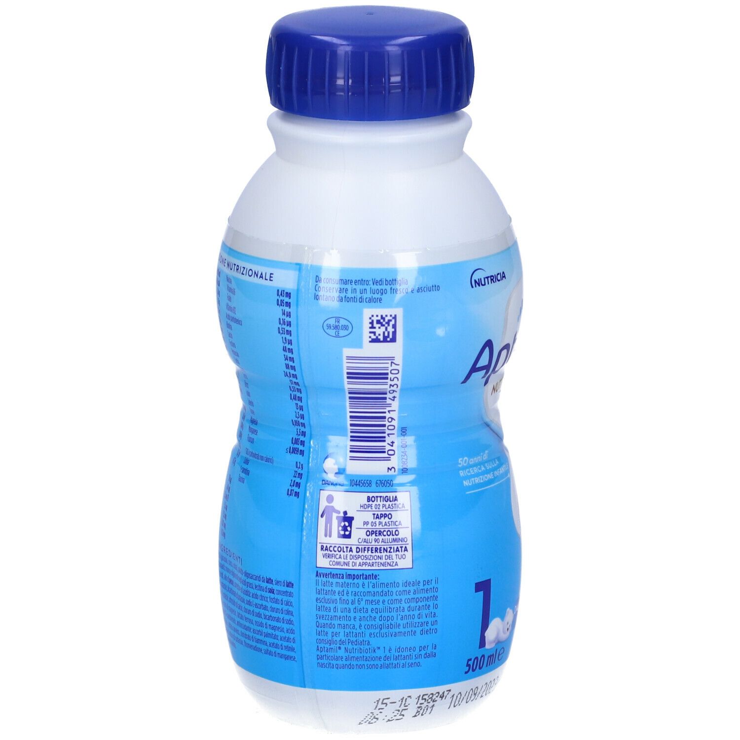 Aptamil 1 Latte Liquido per Lattanti - 12 Confezioni x 500 ml : :  Alimentari e cura della casa