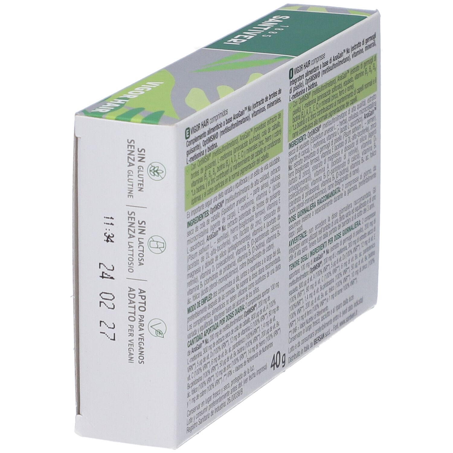 Vigor Hair 48 Compresse