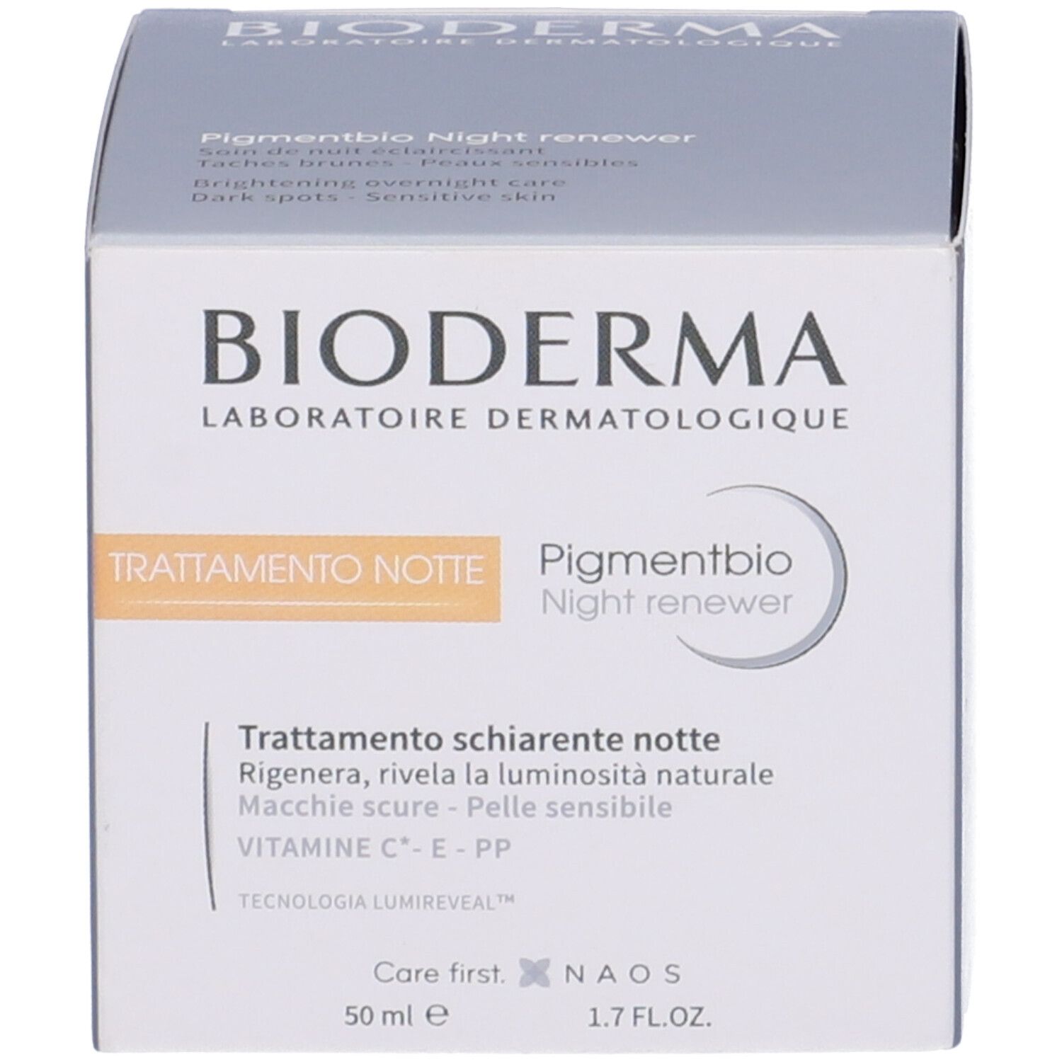 BIODERMA Pigmentbio Night Renewer Crema Trattamento Schiarente Notte