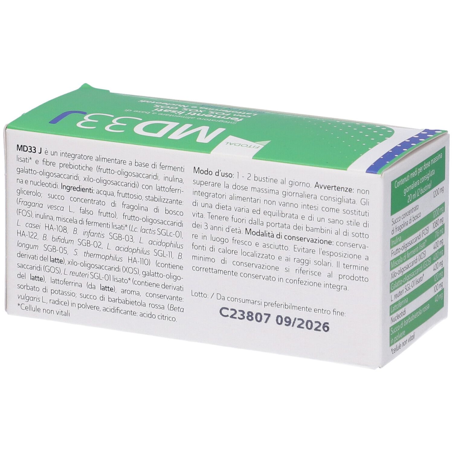 Md33 Junior 6 Bustine Da 10 Ml Fitodal
